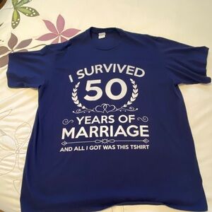 T Shirt 2-X 50 years of Marriage